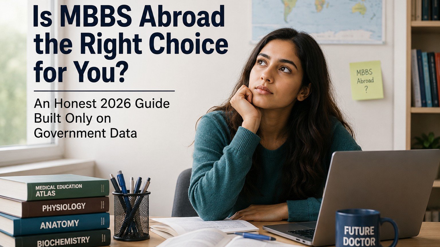 Is MBBS Abroad the Right Choice for You? An Honest 2026 Guide Built Only on Government Data