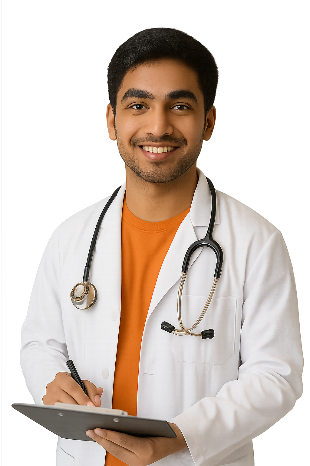Illustrative image of studying medicine in Italy with ancient ruins and modern elements