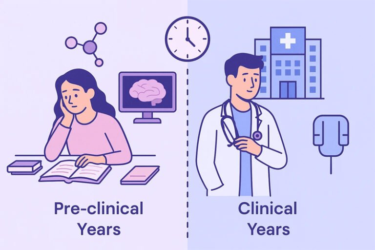 🩺 Daily Routine of MBBS Students in Italy: Pre-Clinical vs. Clinical Years